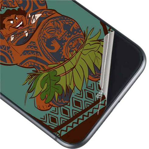 Disney Moana Maui Ready To Fight iPhone 11 Skin